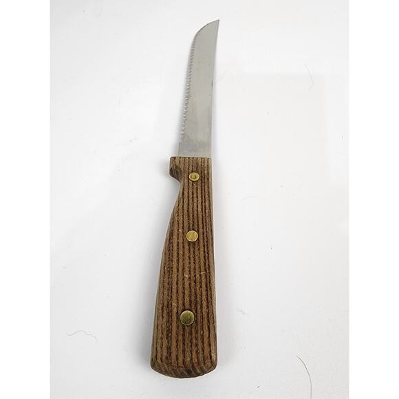Vtg Old Homestead Slicer Utility Knife Stainless 8” Blade Japan Lifetime Cutlery - Picture 1 of 5
